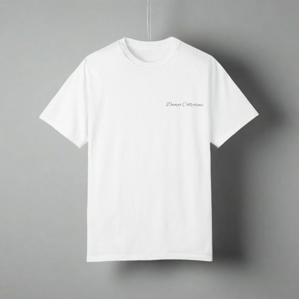 'Contentment is the Greatest Wealth' - White Tee